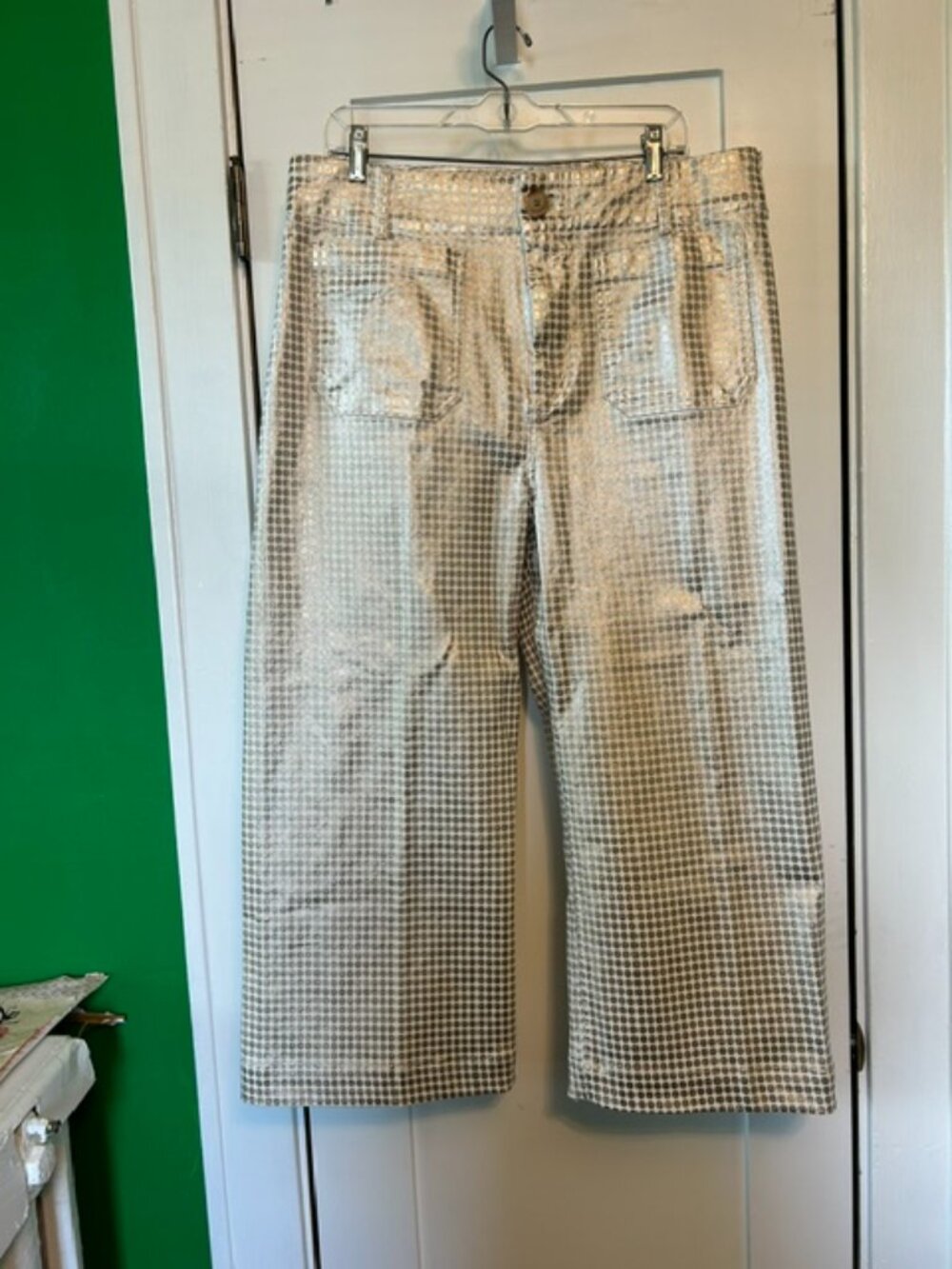 The Collette Pant in metallic